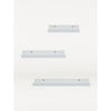 George Home white floating picture shelf set of 3, UK version