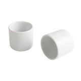 George Home simply white porcelain egg cups, UK version