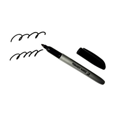 ASDA permanent markers black ink 3 pack - British product
