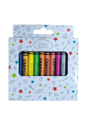 ASDA Wax Crayons Art Crayons 24 Pack