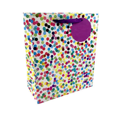 George Home colourful spots large gift bag, UK version