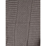 George Home grey knitted tassel throw 130cm x 170cm, UK version