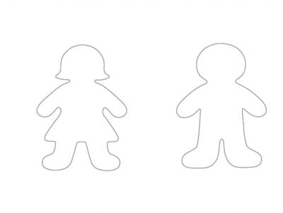 ASDA card cutouts 8 pack - British product