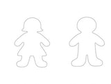 ASDA card cutouts 8 pack - British product