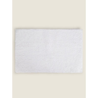 George Home White Super Soft Cotton Bath Mat, UK version