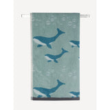 George Home large blue whale bath sheet, UK version