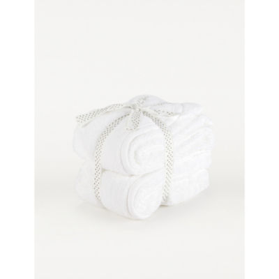 George Home White Hooded Towels 2 Pack