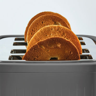 Grille-pain 4 tranches Scandi George Home Gris Appareil de cuisine