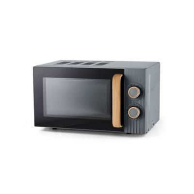 George Home manual microwave oven grey scandi style, UK version