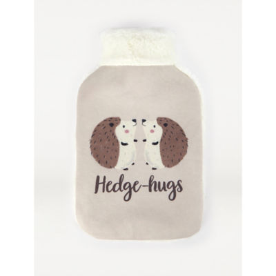 George Home natural hedgehog hot water bottle, UK version