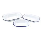 George Home white pie dish set of three, UK version