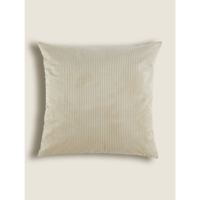 George Home natural jumbo cord cushion 50 x 50cm, UK version