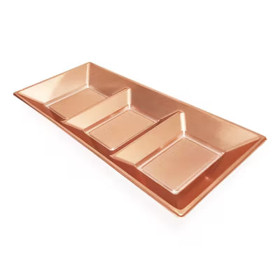 George Home rose gold snack tray 2pk, UK version