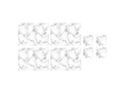 George Home marble placemat and coaster set, UK version