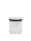 George Home glass canister with chrome lid 700ml, UK version