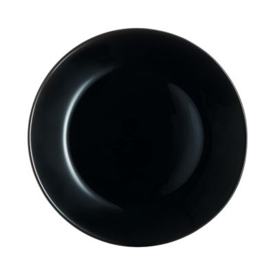 George Home Black Glass Dinner Plate 25cm, UK version