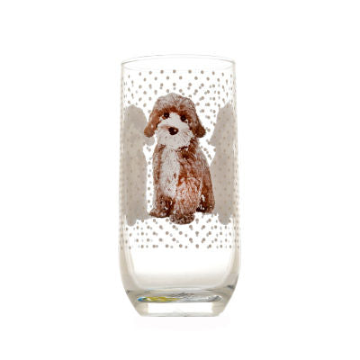 George Home Cockerpoo highball glass, UK version