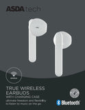 ASDA Tech True Wireless Earphones White - British product