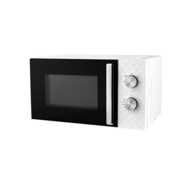 George Home White Diamond Texture Manual Microwave Oven 17L - British product