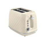George Home Cream Textured 2-Slice Toaster, UK version