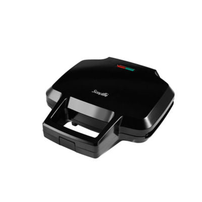 Scoville black waffle maker with 2-waffle capacity (British brand)