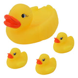 Hapello rubber duck bath toy set 4-piece, UK version