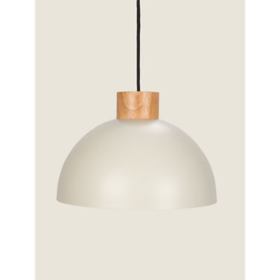George Home cream dome light shade 30x30x20cm, UK version