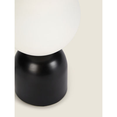 George Home Black Orb Touch Lamp, UK version