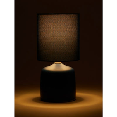 George Home navy table lamp 13x13x26cm, UK version