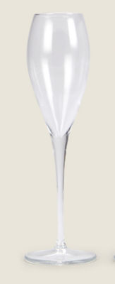 George Home champagne flutes clear 25cl, UK version