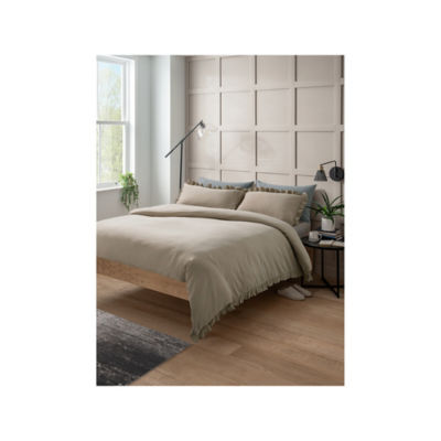 George Home Ruffle Edge Duvet Set Double, UK version