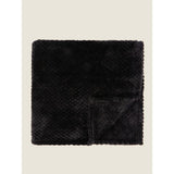 George Home black waffle throw 120 x 150cm, UK version