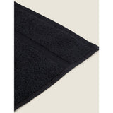 George Home Medium black cotton bath towel UK version
