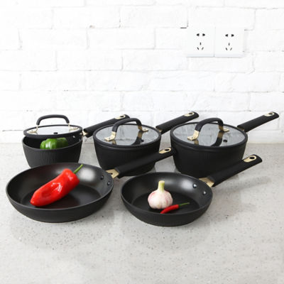 George Home Black Barbican 5-piece pan set, UK version