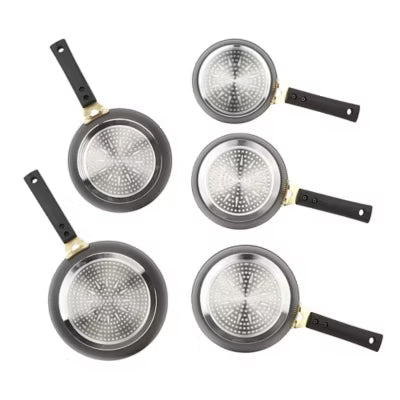 George Home Black Barbican 5-piece pan set, UK version