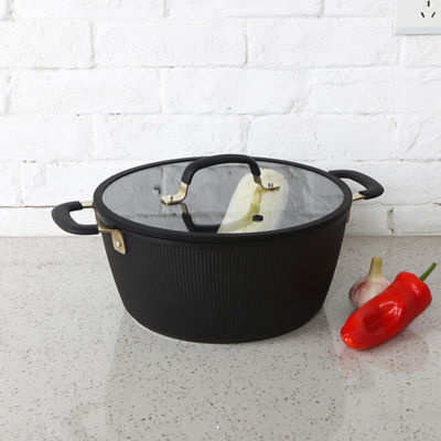 George Home Black Barbican stockpot 28cm, UK version