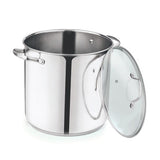 George Home stock pot silver stainless steel 15L, UK version
