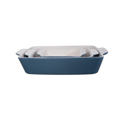 George Home Blue & White roaster set of 3, UK version