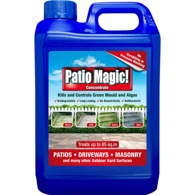 Patio Magic mould and algae cleaner concentrate 2.5L, imported from the UK