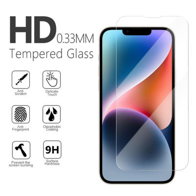 Groov-e Tempered Glass Screen Protector for iPhone 14 Phone Screen Protector