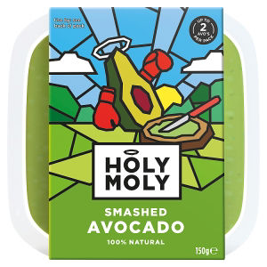Holy Moly Smashed Avocado Dip 150g, UK version