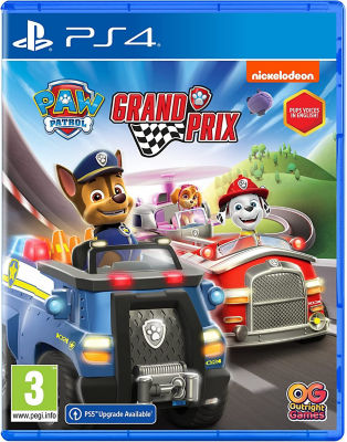 PS4 Paw Patrol Grand Prix video game cover art (British brand)