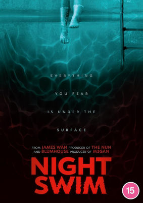 Night Swim horror movie DVD, imported from the UK