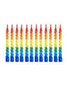 George Home rainbow twist birthday candles 12pk, UK version