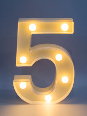 George Home brand number light 5 digit unit, UK version