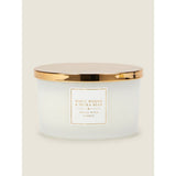 George Home Classic White Woods and Tonka Bean candle 450g, UK version