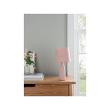 George Home pink fluted table lamp, UK version