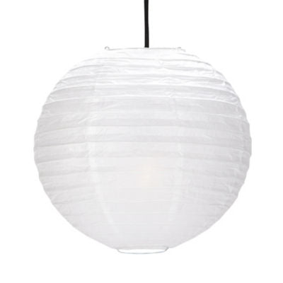 George Home Abat-jour Blanc en Papier 30cm Article de Décoration