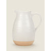 George Home white ceramic ribbed jug, UK version