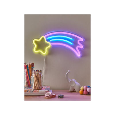 George Home neon effect shooting star light 40cm, UK version